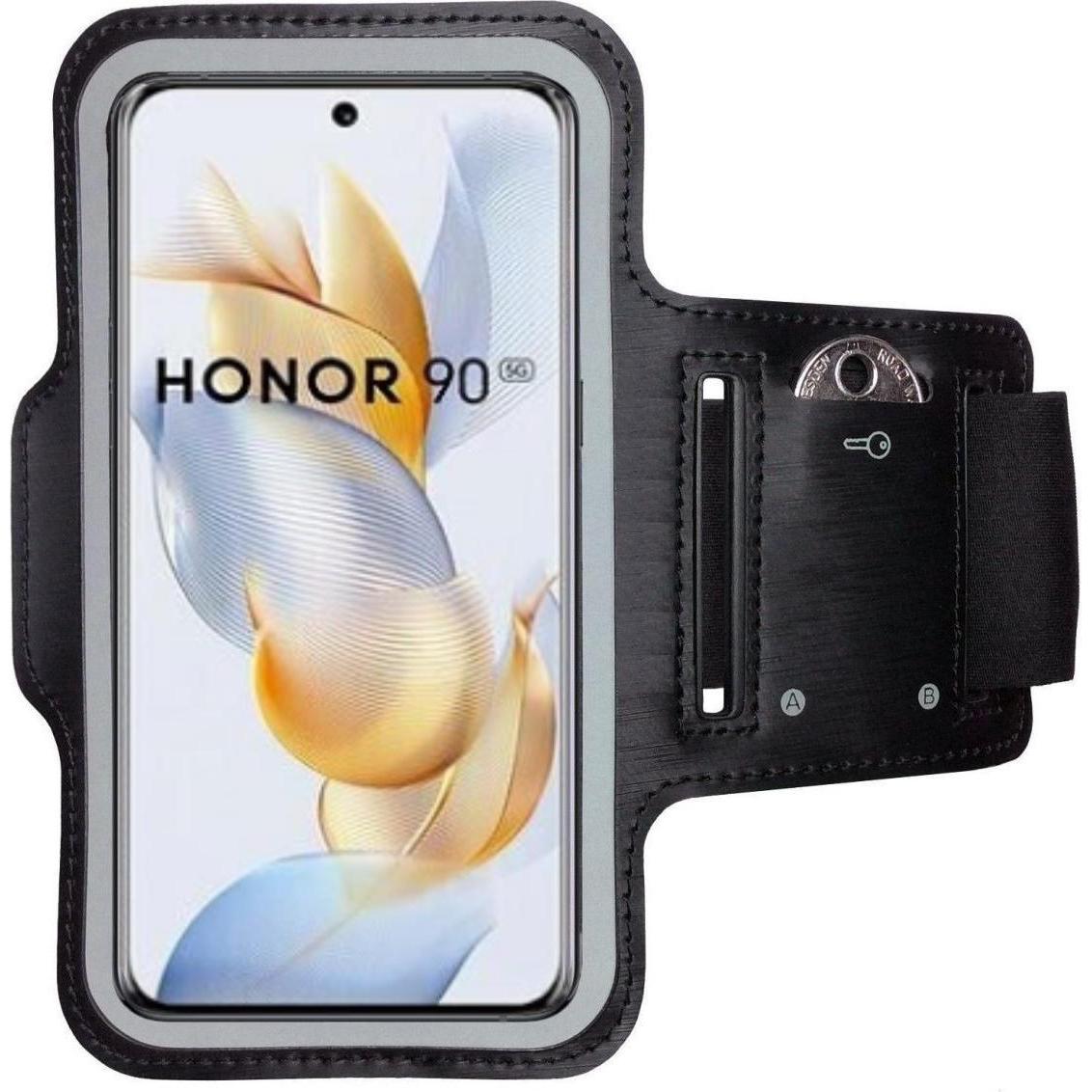 CoverKingz Sportarmband für Honor 90, Smartphone Sportarmband, Schwarz