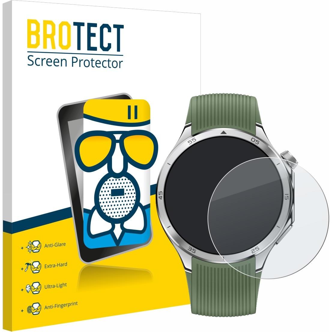 BROTECT Schutzglas Schutzfolie Displayschutz Display Schutz Glas Folie matt, Smartwatch Schutzfolie, Grau