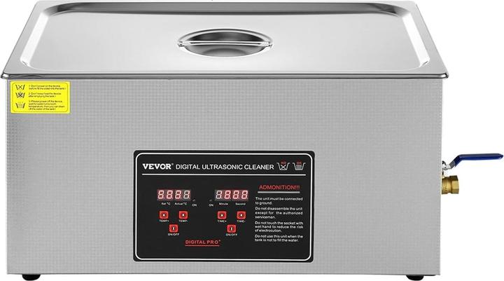 Actual product image Vevor Ultrasonic Cleaner (33 kHz)