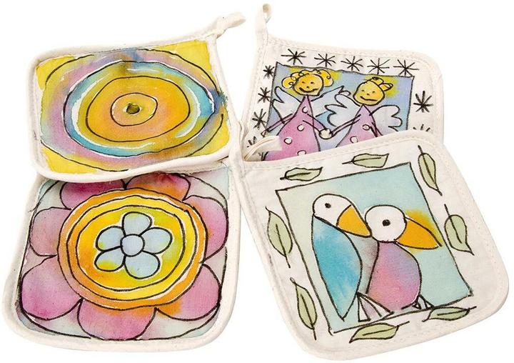 Image du produit Creativ Company Topflappen 20 x 20 cm, 4 Stück, Nature (100% coton)