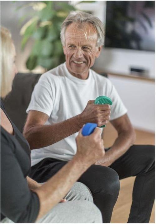 Produktbild Airex Handtrainer Blau mit -Logo