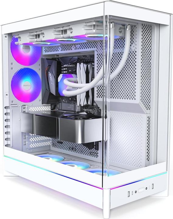 Produktbild Montech HS02 PRO, ATX Mid-Tower PC-Gehäuse, Gaming-PC, High-Airflow, reversibles Layout, stabile geb (ATX, mATX, Mini-ITX)