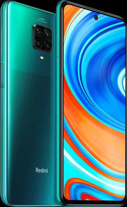 Xiaomi Redmi Note 9 Pro (64 GB, Tropical Green, 6.67", Dual SIM + SD, 4G)