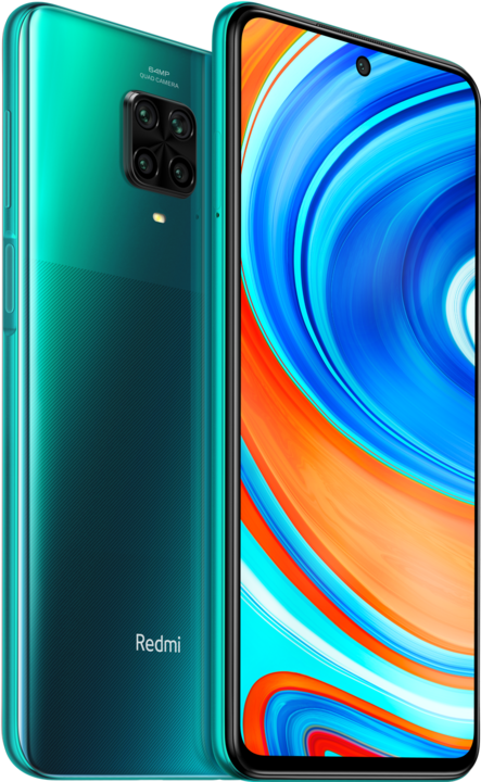 Xiaomi Redmi Note 9 Pro (64 GB, Tropical Green, 6.67", Dual SIM + SD, 64 Mpx, 4G)