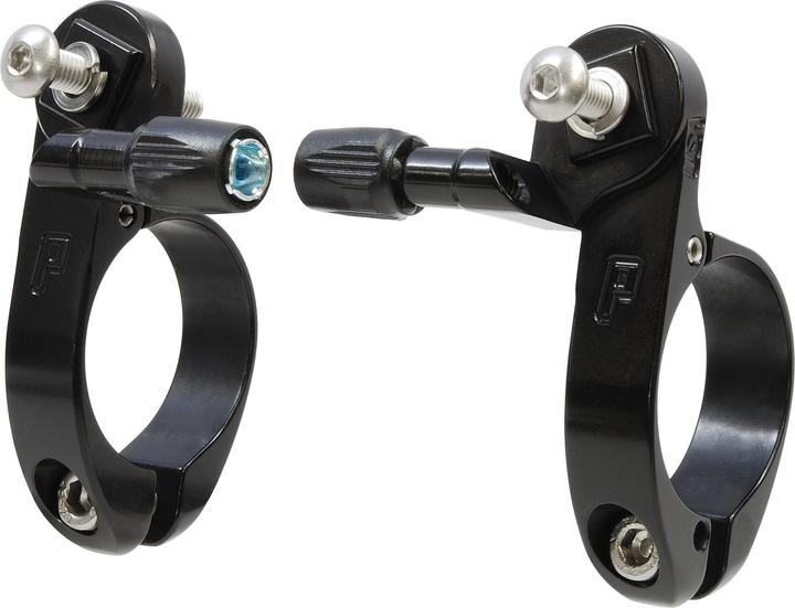Actual product image Paul Component Engineering Paul Component - Thumbie Shift Lever Bracket, Shimano (Black/22.2mm, Set (Front and Rear)