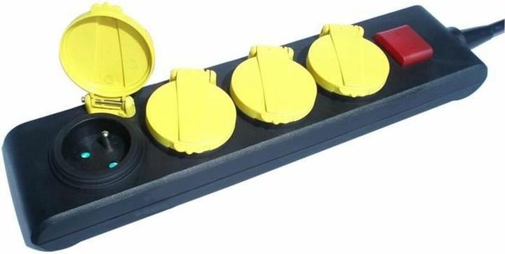 Produktbild GAO Steckdosenleiste mit 4 Steckdosen mit Schalter (1,5 m) (4x, CEE 7/3, CEE 7/7, 1.50 m)