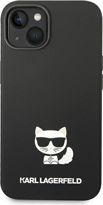 Immagine prodotto Karl Lagerfeld Cover in silicone Choupette Body Logo Nero, per Apple iPhone 14, KLHCP14SSLCTBK (Apple iPhone 14)
