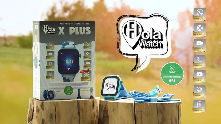 Produktbild Cefa Tronic Holawatch X Plus Smartwatch Blue Android (4G)