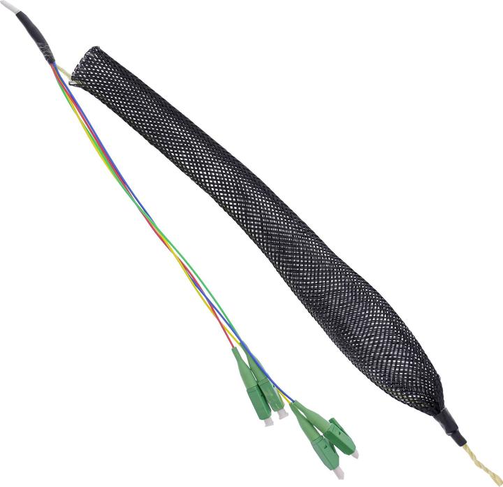 Actual product image InLine FTTH connection box pre-assembled 4x LC/APC 9/125µm 15m (S/UTP, CAT7, 15 m)