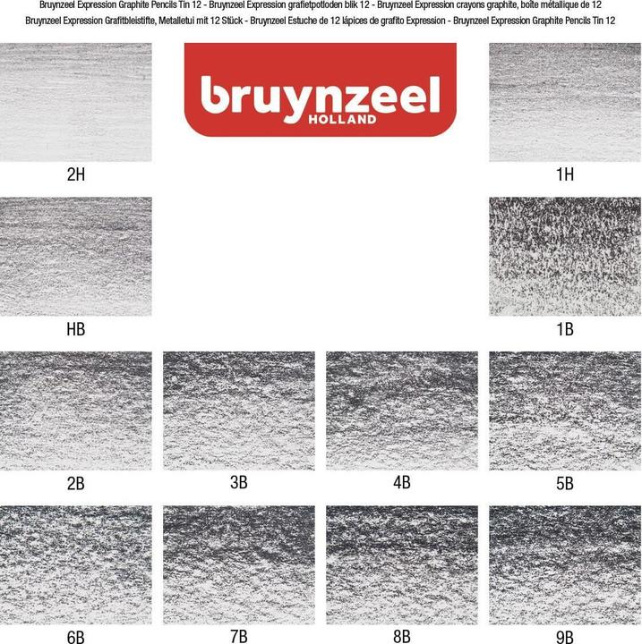 Actual product image Bruynzeel Pencil Expression 2.2 - 3.6 mm, 12 pieces (3.60 mm, HB, 12 x)