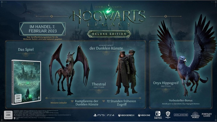 Produktbild WB Hogwarts Legacy Deluxe Edition (PS4, DE)
