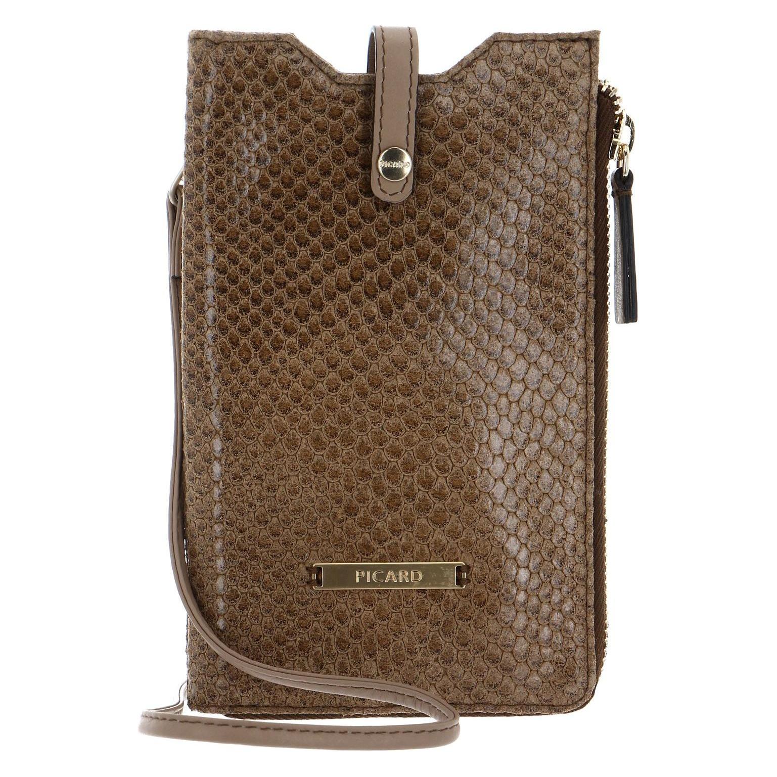 Picard, Damen, Handtasche, Kalahari 1 Smartphone Bag, Braun