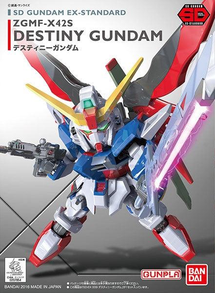 Actual product image Bandai GUNDAM - SD Gundam Ex-Standard Destiny Gundam - Model Kit