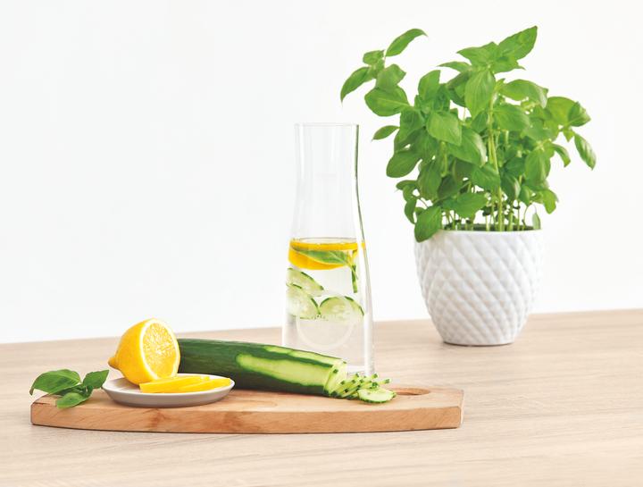 Actual product image Grohe Glass carafe BLUE crystal glass, 1 l, with lid set (1 l)