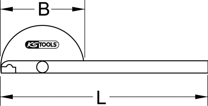 Produktbild KS Tools Winkelgradmesser