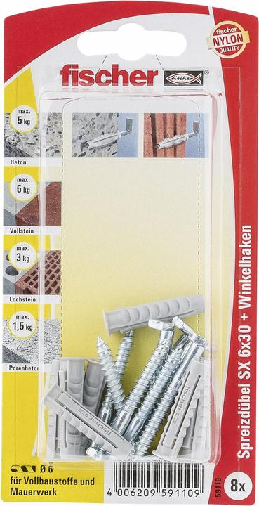 Produktbild Fischer Bolzenanker R 88715 EXA 8/ 28 Stahl galvanisch verzinkt/Spreizclip A 2 (8 Stk.)