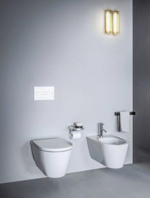 Produktbild Laufen Kartell Wand WC PACK mit Tiefspüler spülrandlos, incl. LCC, WC Sitz inkl. Absenkautomatik