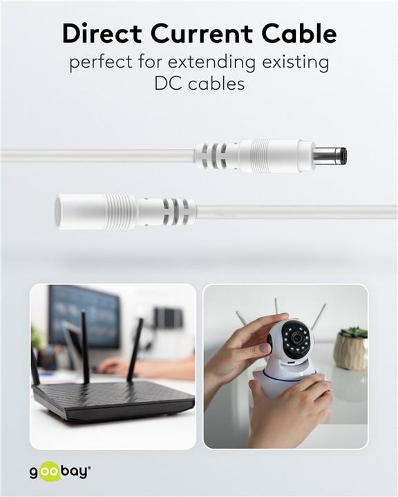 Produktbild Goobay DC-Verlängerungskabel (1.50 m)