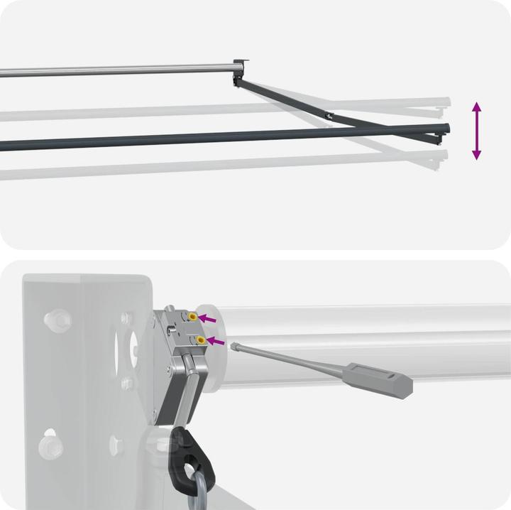 Produktbild vidaXL Elektrische Markise (2 m)