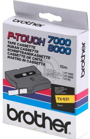 Actual product image Brother P-Touch (0.90 cm, Yellow, Black)