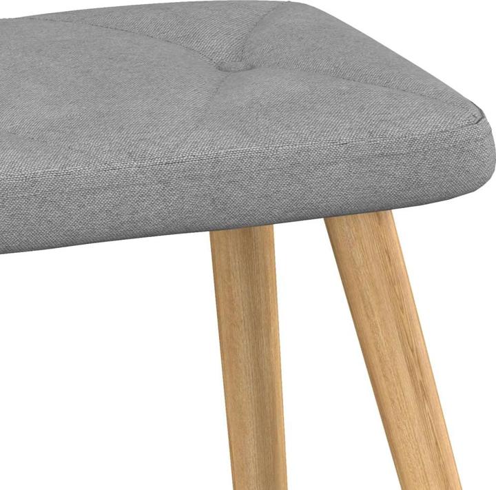 Produktbild vidaXL Schaukelstuhl mit Hocker