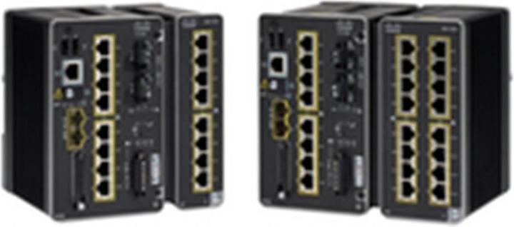 Actual product image Cisco IE-3300-8P2S-E Rugged Series Switch (10 Ports)