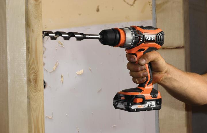 Actual product image AEG Cordless impact drill BSB18C2XLI-X02C 18V incl. 1x 18V / 2.0 Ah PRO battery, 1x 18V / 4.0 Ah PR (Hammer drill driver)