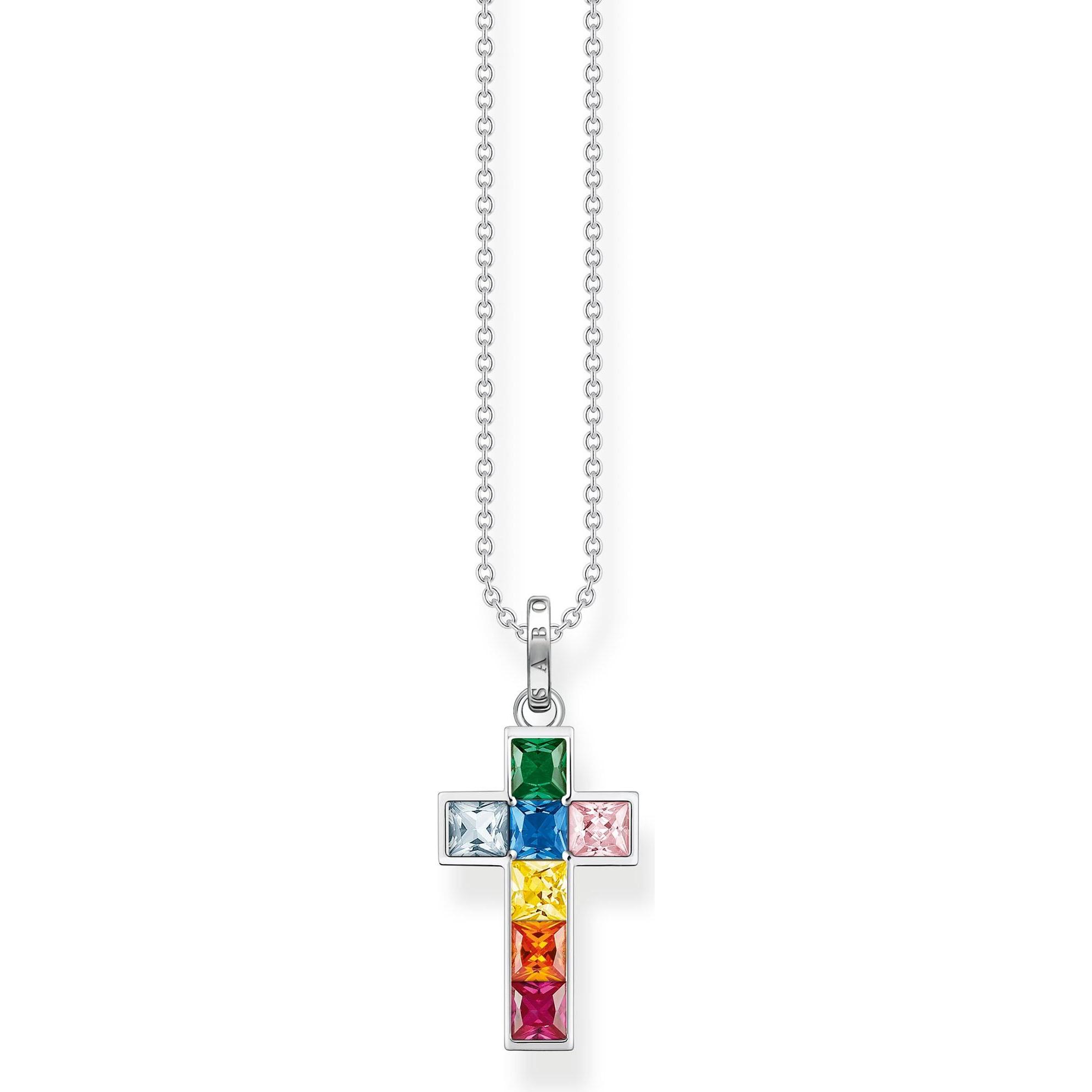 Thomas Sabo, Collana, Croce, (Argento 925)