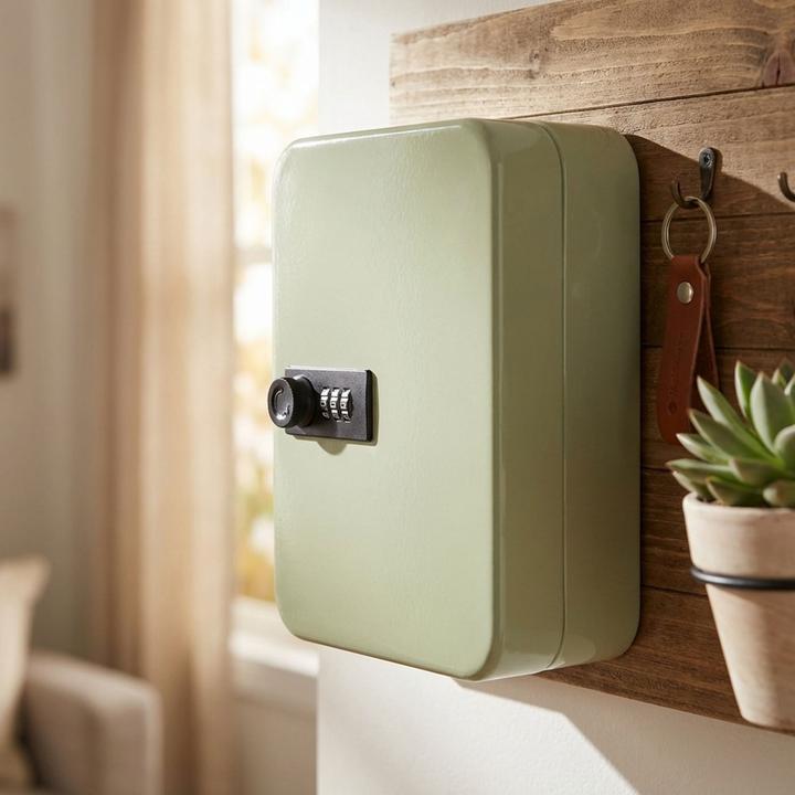 Actual product image Benson Key cabinet with code lock 20 hooks