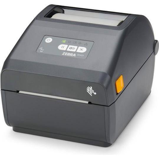 Zebra ZD421d, 8 Punkte/mm (203dpi), RTC, EPLII, ZPLII, USB, USB-Host, BT, WLAN, Etikettendrucker