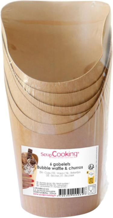 Image du produit ScrapCooking 6er Set Bubble Waffle und Churro Becher (6 x)