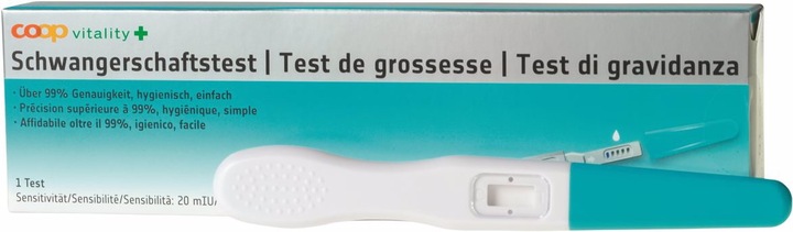 Actual product image Coop Vitality Pregnancy test (1 x)
