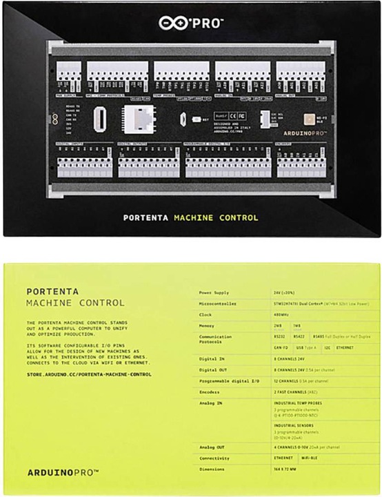 Actual product image Arduino Expansion board Portenta Machine Control