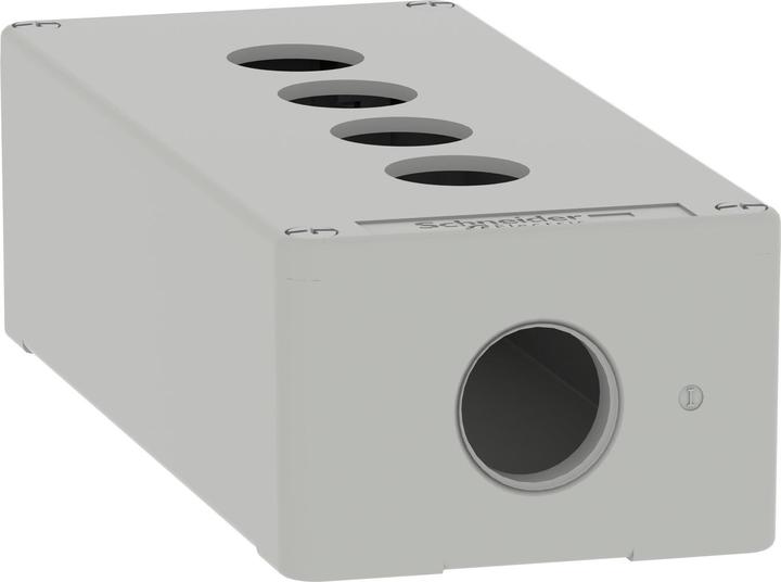 Produktbild Schneider Electric XAPD3204 Leergehäuse XAP Metall grau für 4x22mm - CSA (Gehäuse)