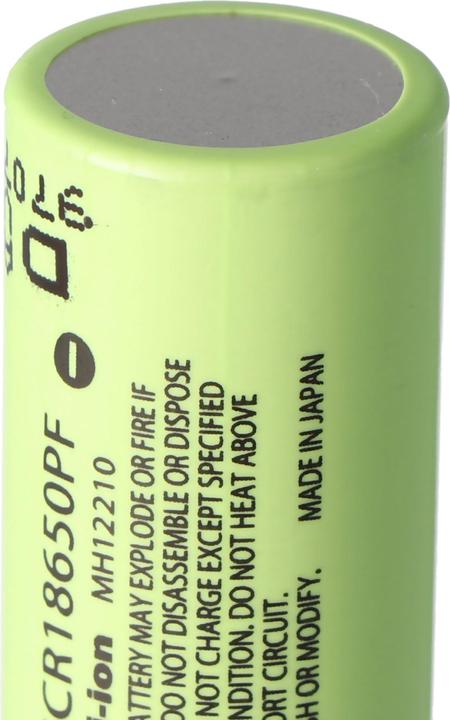 Actual product image Panasonic Spezial-Akku 18650 hochstromfä (1 pcs., 18650, 2900 mAh)