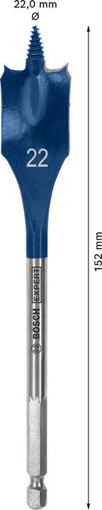 Actual product image Bosch Professional Zubehör Expert SelfCut Speed flat milling drill, 22 x 152 mm (4-22 millimetres)