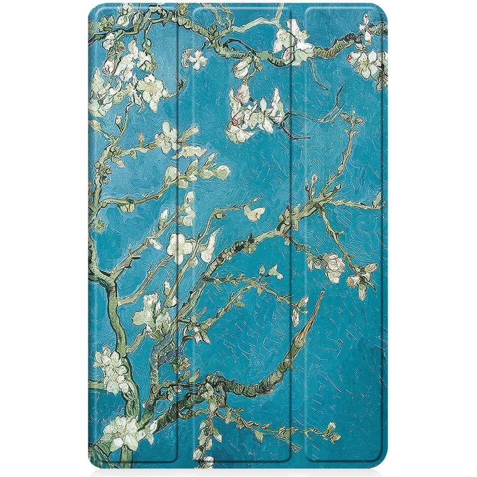 Cover-Discount Galaxy Tab A9 - Tri-fold Smart Case Blüten (Galaxy Tab A9), Tablet Hülle, Mehrfarbig