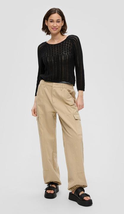 Actual product image S.Oliver Strickpullover Pullover aus Ajourstrick (XS)