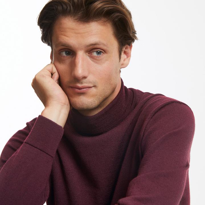 Actual product image La Redoute Collections 100% Merino Wool Turtleneck Sweater (L)