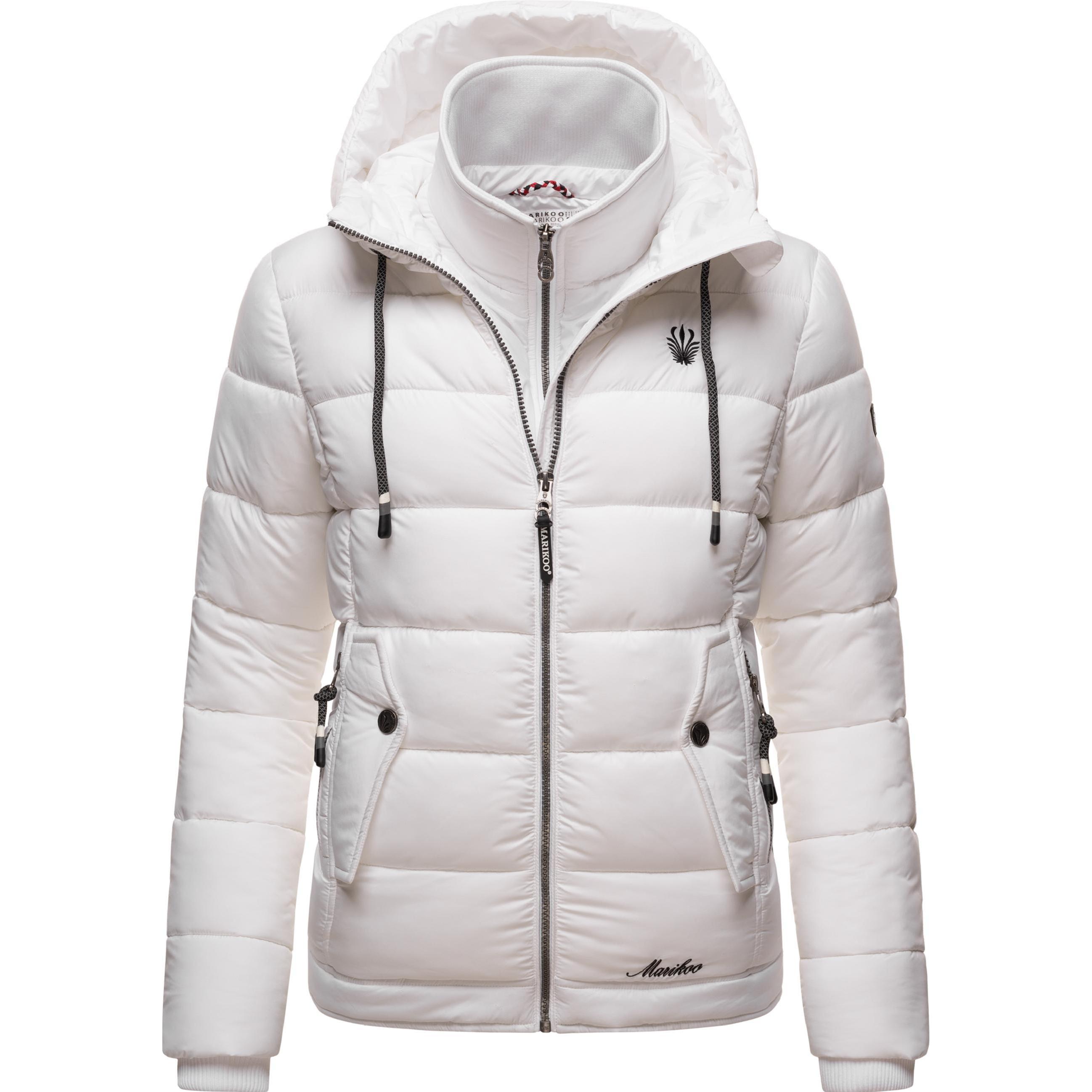 Marikoo, Damen, Jacke, Taisaa Prc (XXL), Weiss, XXL