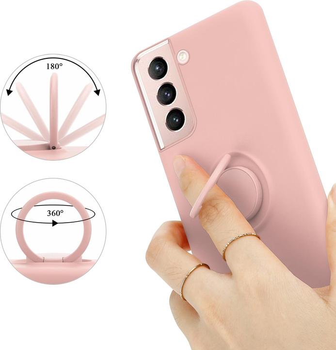 Actual product image Cadorabo TPU Liquid Ring Silicone Case Cover (Samsung Galaxy S22+)