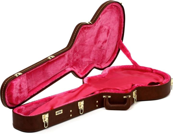Produktbild Gator Cases GW-335-BROWN houten koffer voor semi-hollow gitaar (Gitarre)