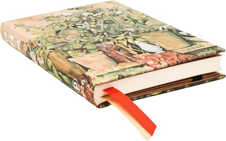 Actual product image Paperblanks Kalenderfür2026,CezannesTerrakotta-TöpfeundBlumen