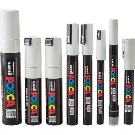 Thumbnail - Posca, Marker, Markerset (Schwarz, Weiss, 8 x)