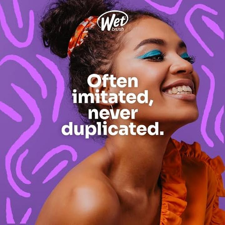 Actual product image Wet Brush WetBrush Original Detangler Hair Brush with Ultra Soft Intelliflex Bristles Disney Love Anna and Els