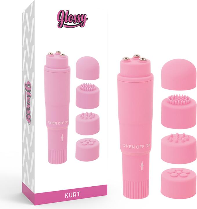 Productafbeelding Glossy Zak Kurt Masajeador Rosa