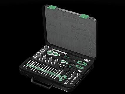 Produktbild Wera 8100 SA/SC 2 Zyklop Speed-Knarrensatz (19 mm, 6 mm, 12 mm, 24 mm, 14 mm, 22 mm, 16 mm, 23 mm, 10  mm, 21 mm, 18 mm, 7 mm, 17 mm, 11 mm, 5 mm, 15 mm, 8 mm, 9 mm, 13 mm, 20 mm, 4 mm)
