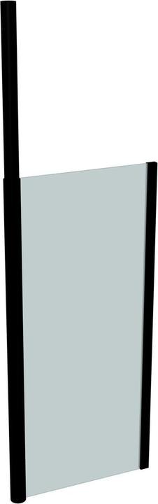 Hüppe Design pure Badewannenabtrennung, Seitenwand, Breite 700mm, Höhe 1500mm, 8P6801123316 (70 cm)