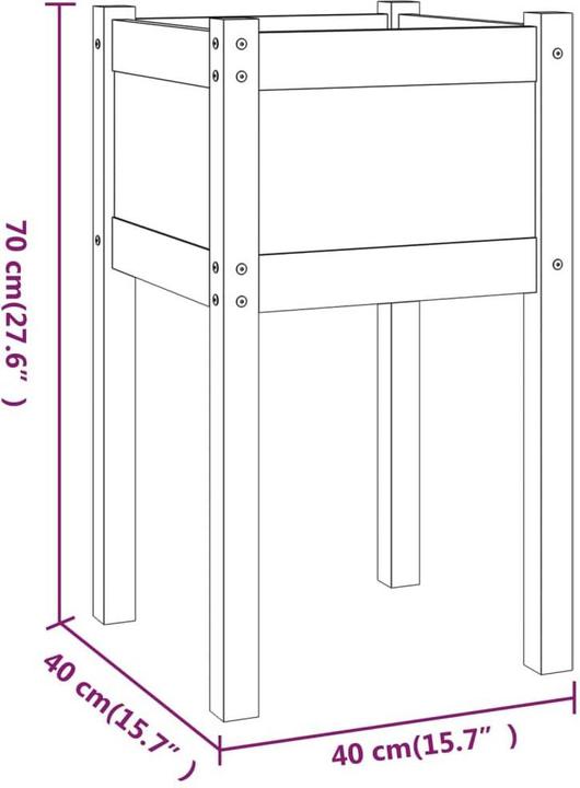 Produktbild vidaXL Pflanzgefäss
