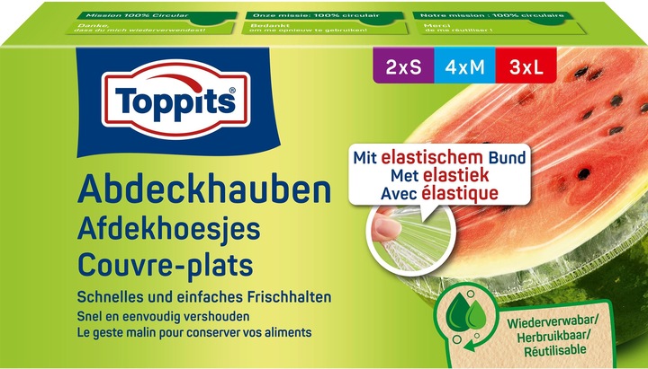 Produktbild Toppits Abdeckhauben (9 x)